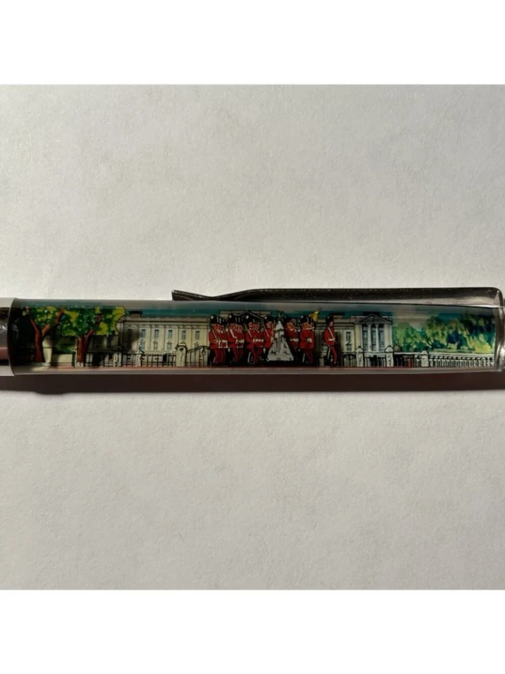 Buckingham Palace London England Floaty Pen Royal Guards Move by Gate Britain